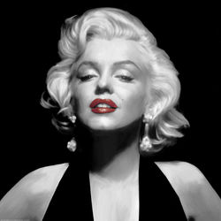 Halter Top Marilyn Red Lips 72d