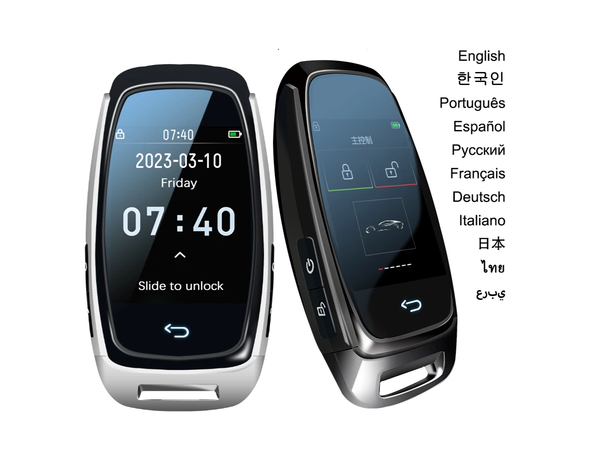 Clé de voiture intelligente universelle, écran LCD