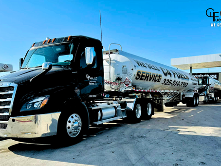 On-site bulk fuel delivery tank supplying diesel to equipment to reduce fuel costs