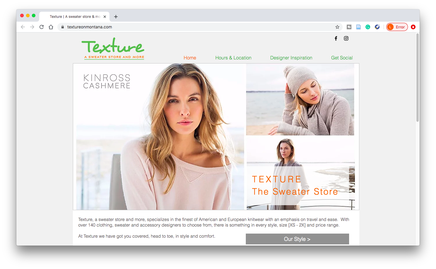 Boutique informational