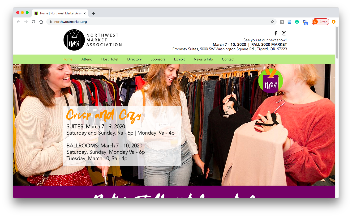 Wholesale Trade Show with Branding