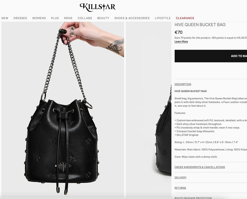Thumbnail: Killstar bag