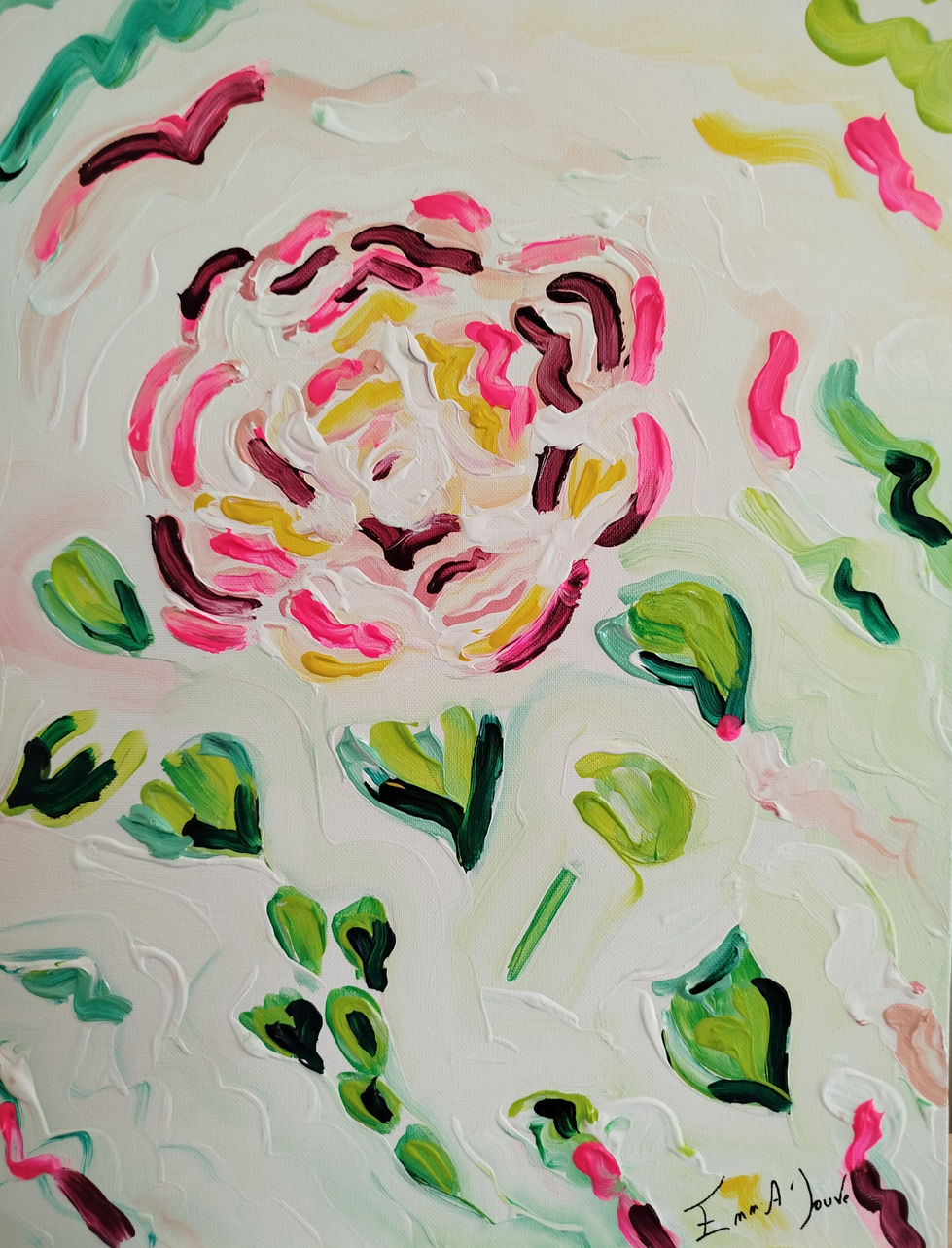 L'orchidée rose fluo