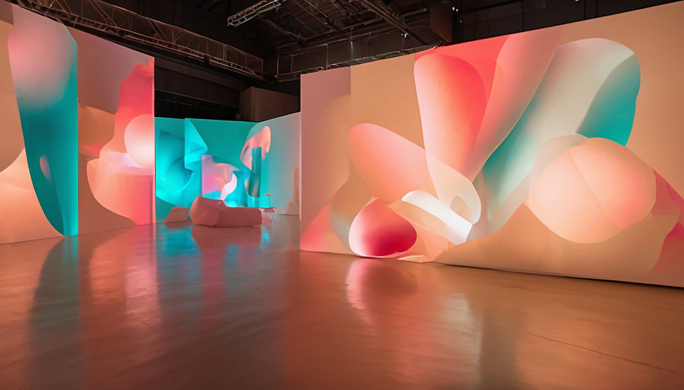 Soirée d'art immersive: émotions et énergie