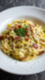 Fettuccine a Carbonara individual
