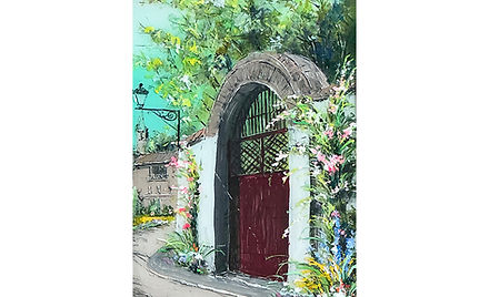 院内に飾っている絵画