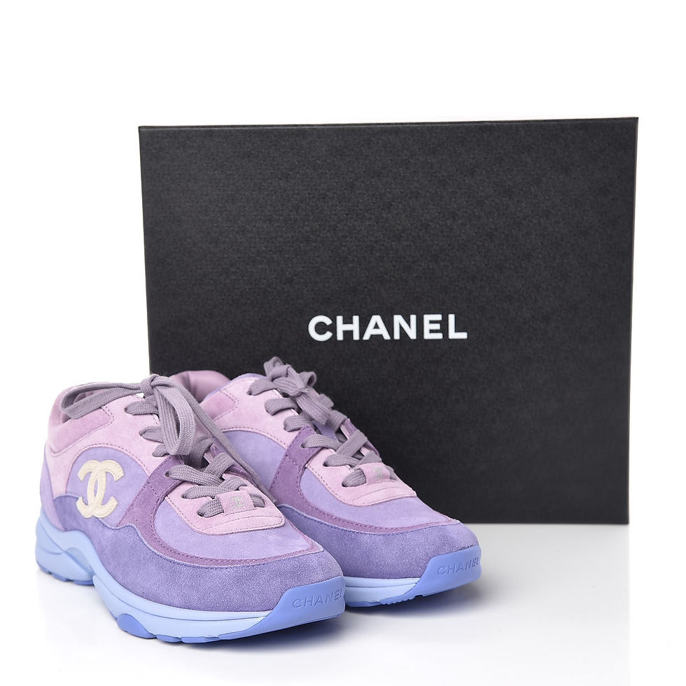 Thumbnail: Purple Chanel Sneakers