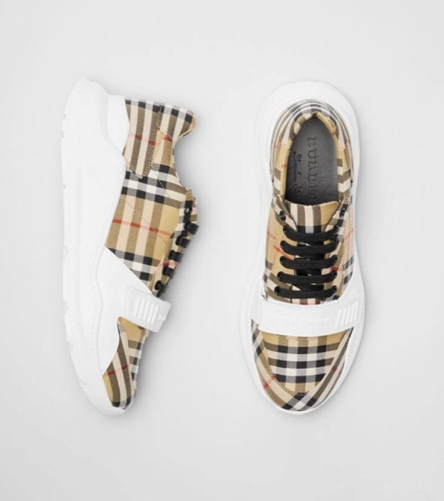 Thumbnail: Burberry Strapped Sneakers 