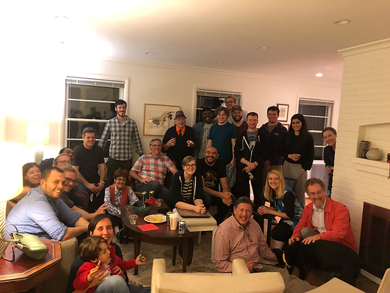 Entire Middle C Music staff and music teachers farewell to Matt Elias