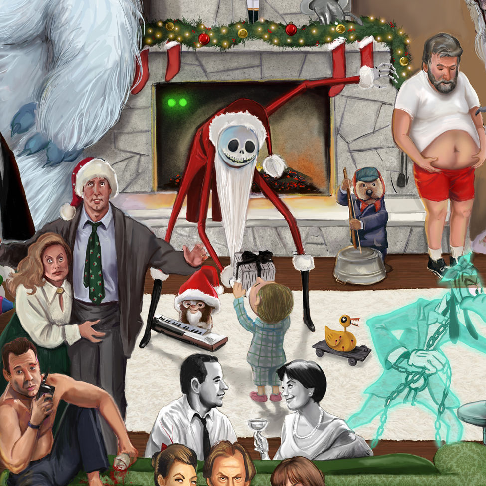 Thumbnail: THE CHRISTMAS PARTY wall art poster