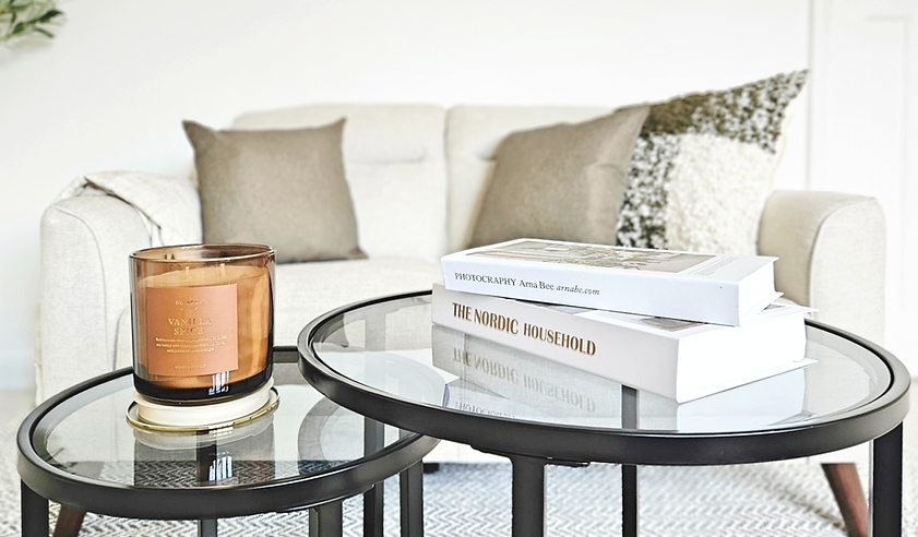 Staged living Room, 2 bedroom flat London