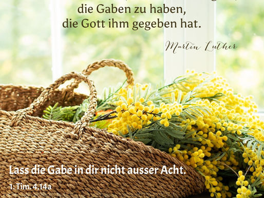 1. Timotheus 4,14a