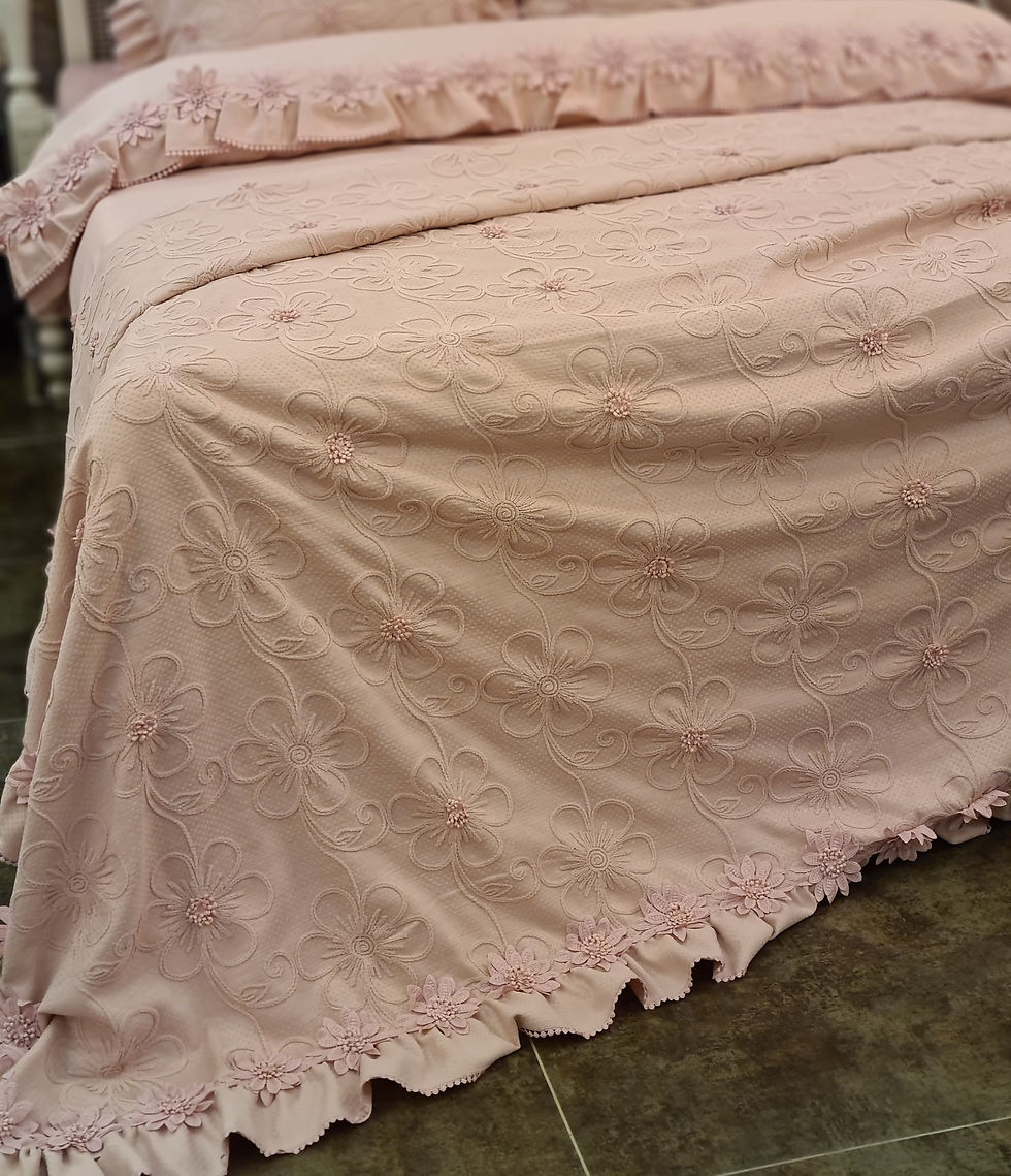 الصورة المصغرة: بودرة طقم لحاف البيكيه المغطى من فيري جيرل