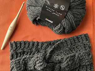 First Time Crocheting with Cables