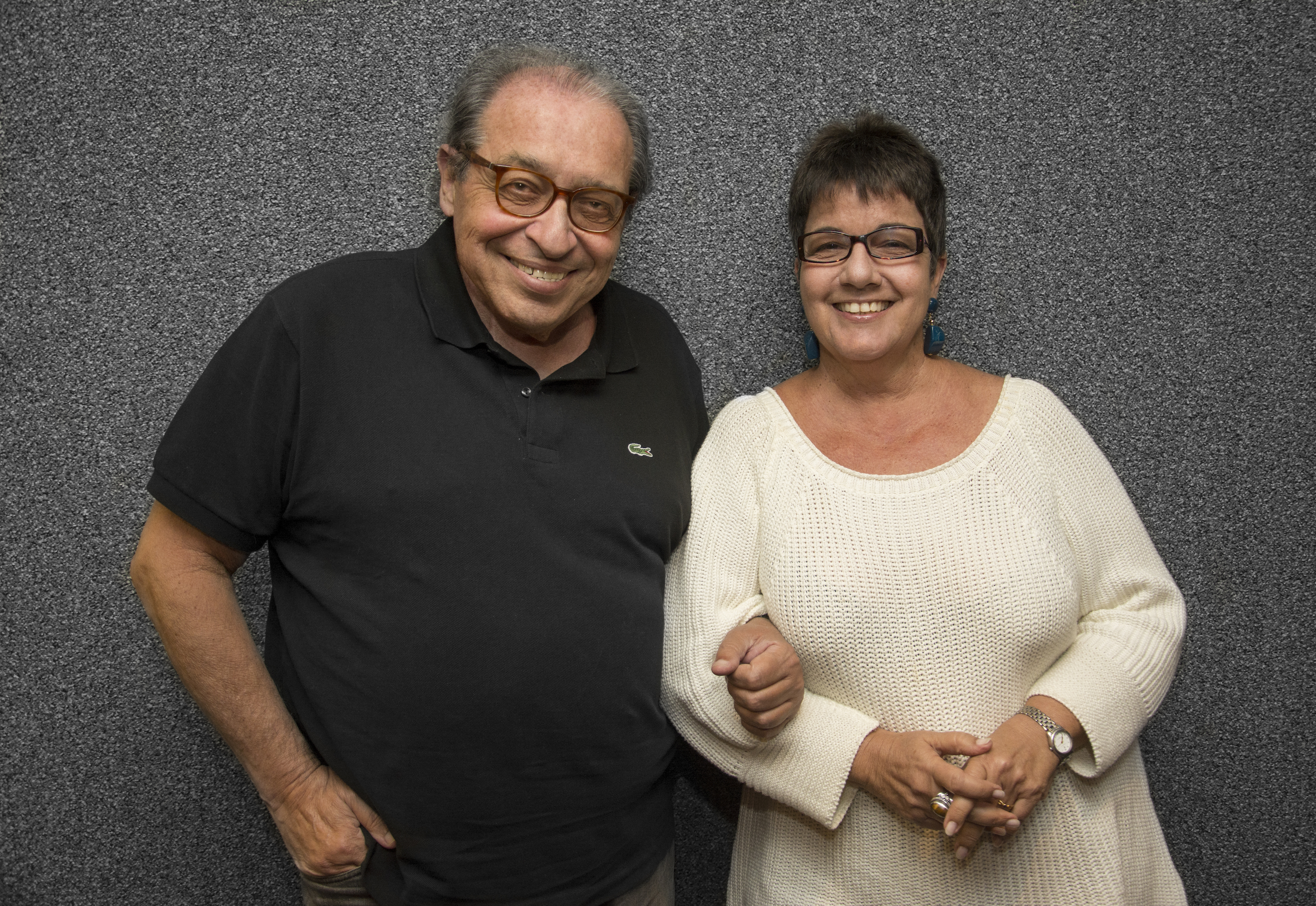 Ruy Castro e Heloisa Seixas