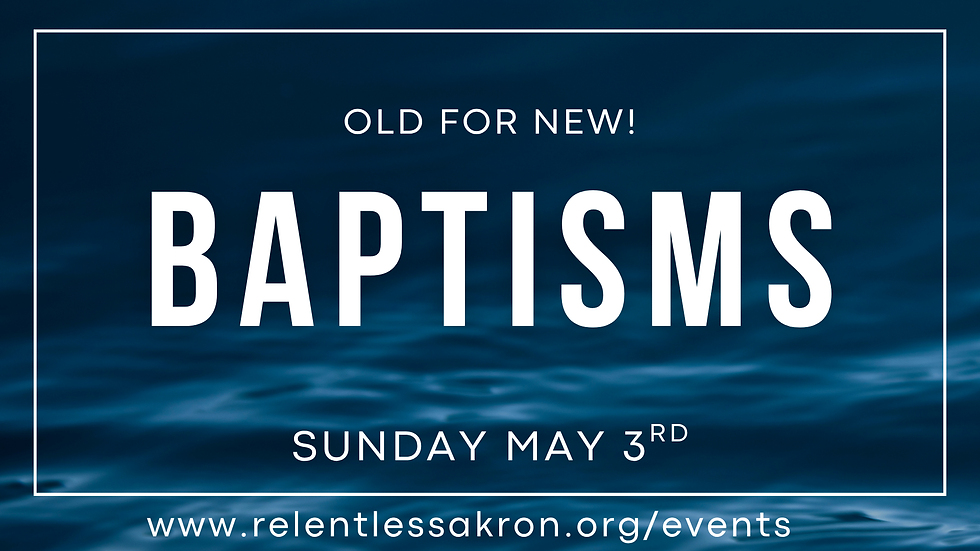 Baptism!
