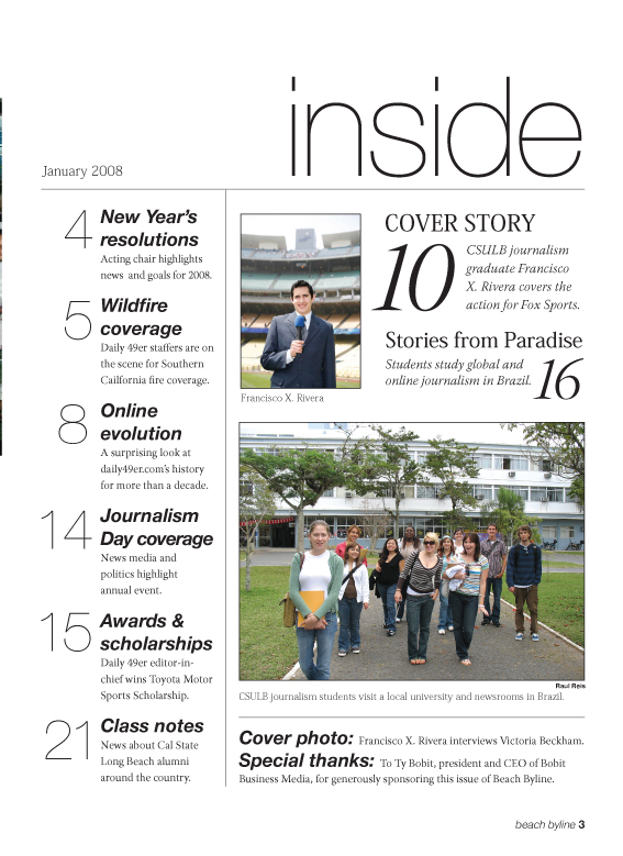 Cal State Long Beach "Beach Byline"