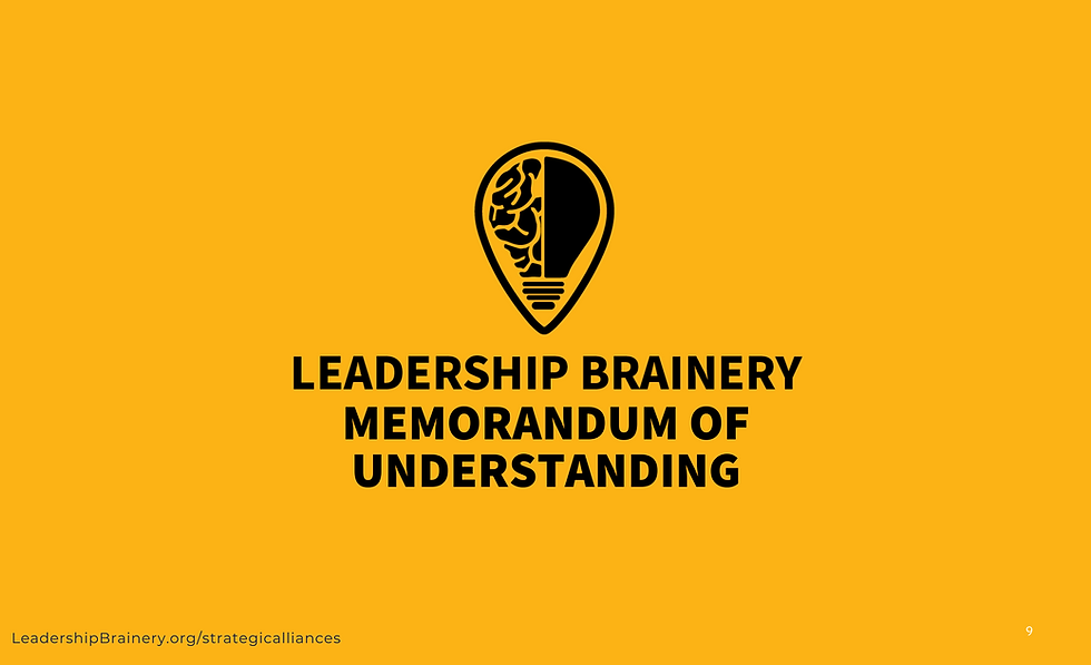 Partner With Us! Leadership Brainery