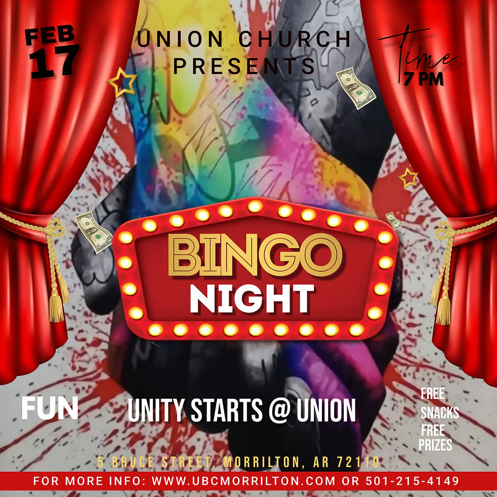 Bingo Night at the U!