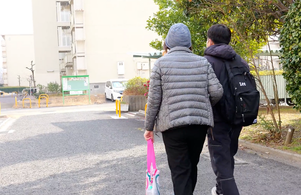 あかまんま職員の支援風景