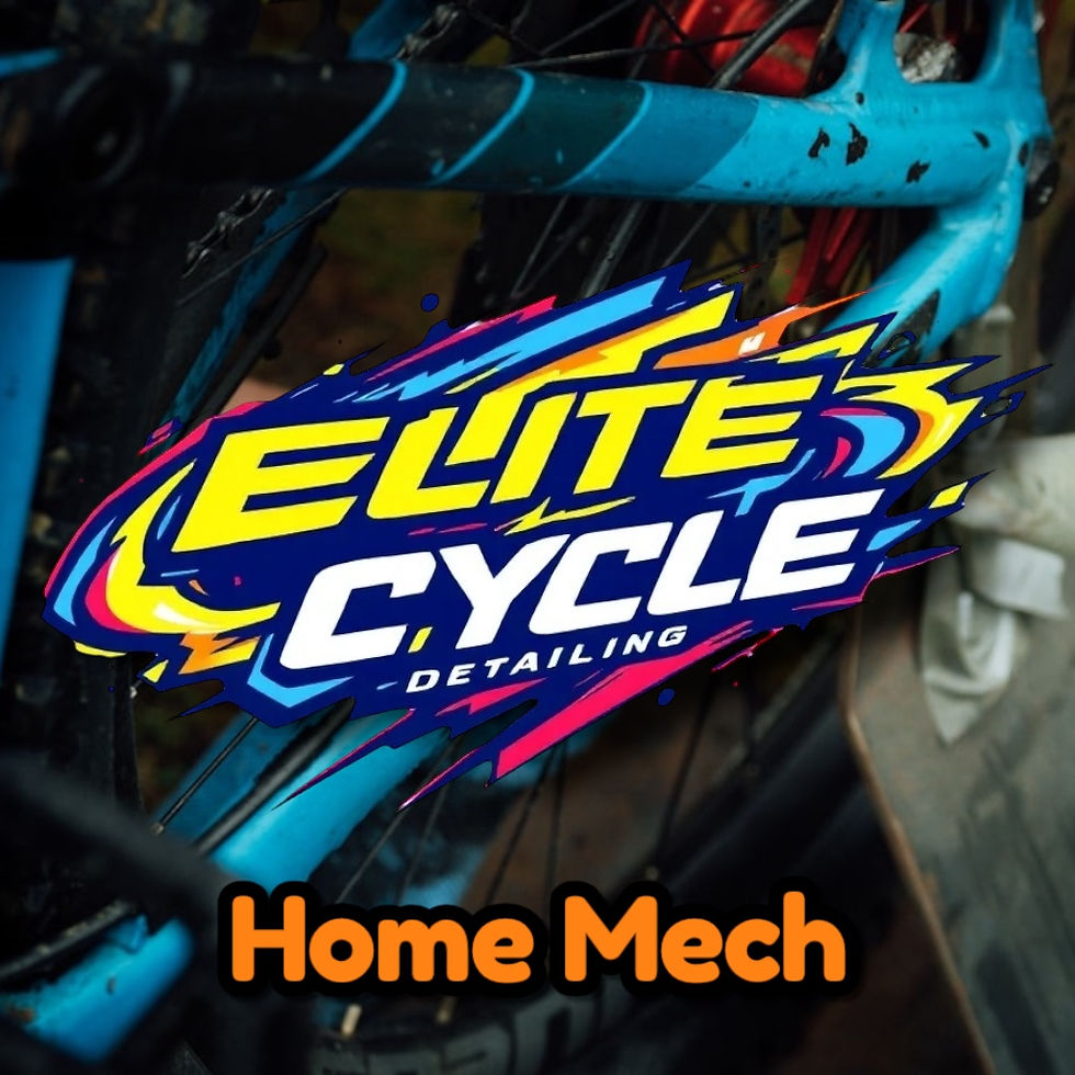 Close-up view of a bike clamp holding a road bike frame securely