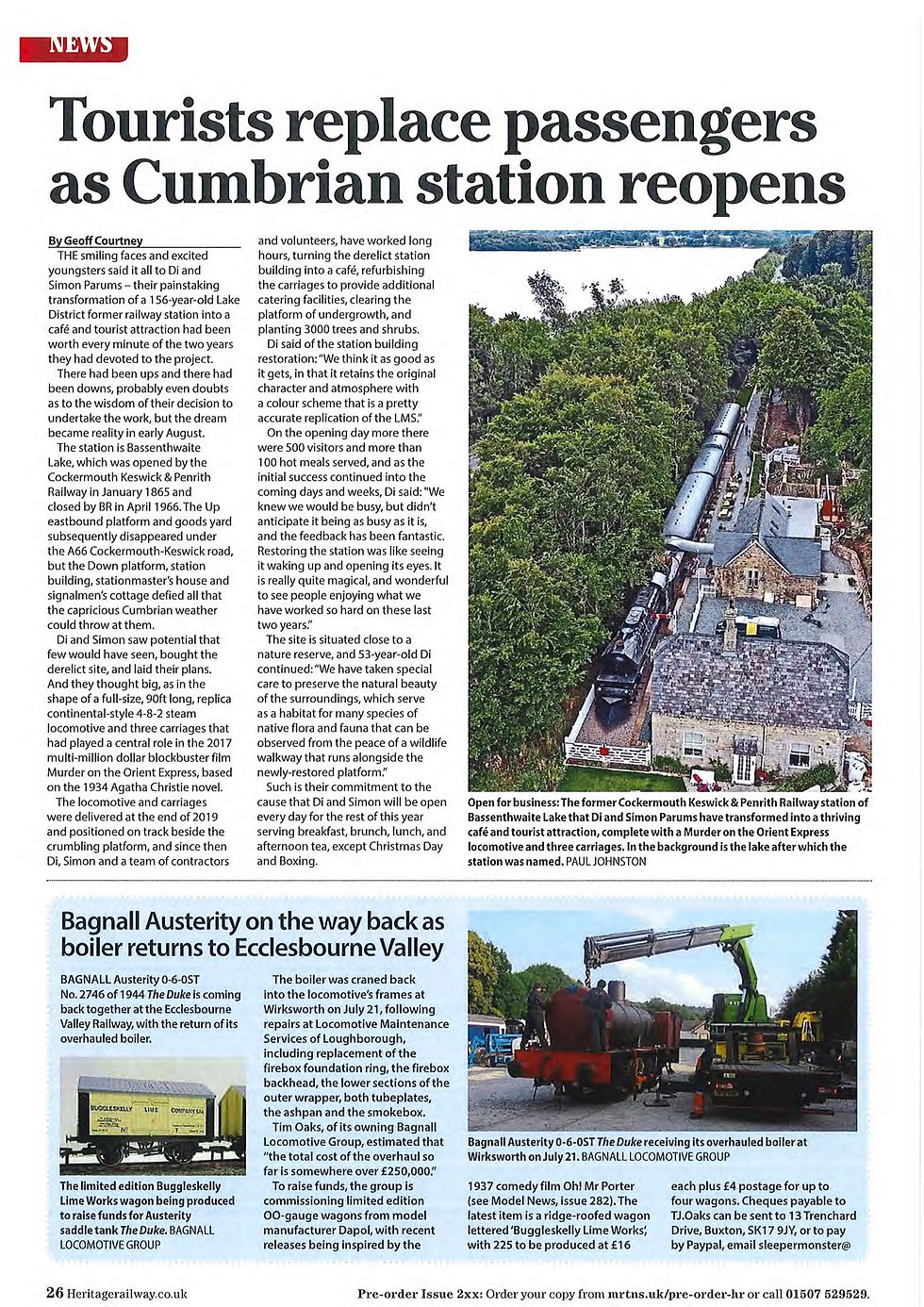Heritage Railway, Issue 285.