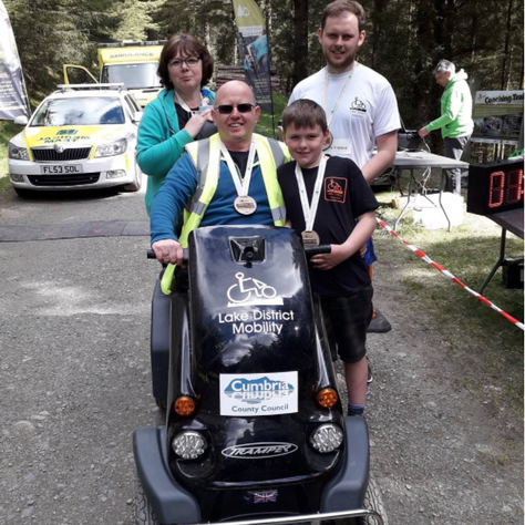 Team Bell marshalling and running at Whinlatter 100 series 10k!