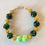 Thumbnail: Galactic Green & Gold  Bracelet