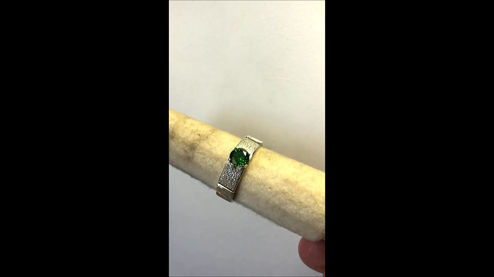 Thumbnail: The Green Cubic Zirconia Ring (ONLY ONE)
