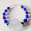 Thumbnail: Blue & Turquoise Silver Mesh Statement Bracelet