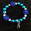 Thumbnail: Turquoise Bead & Blue Wire Owl Bracelet