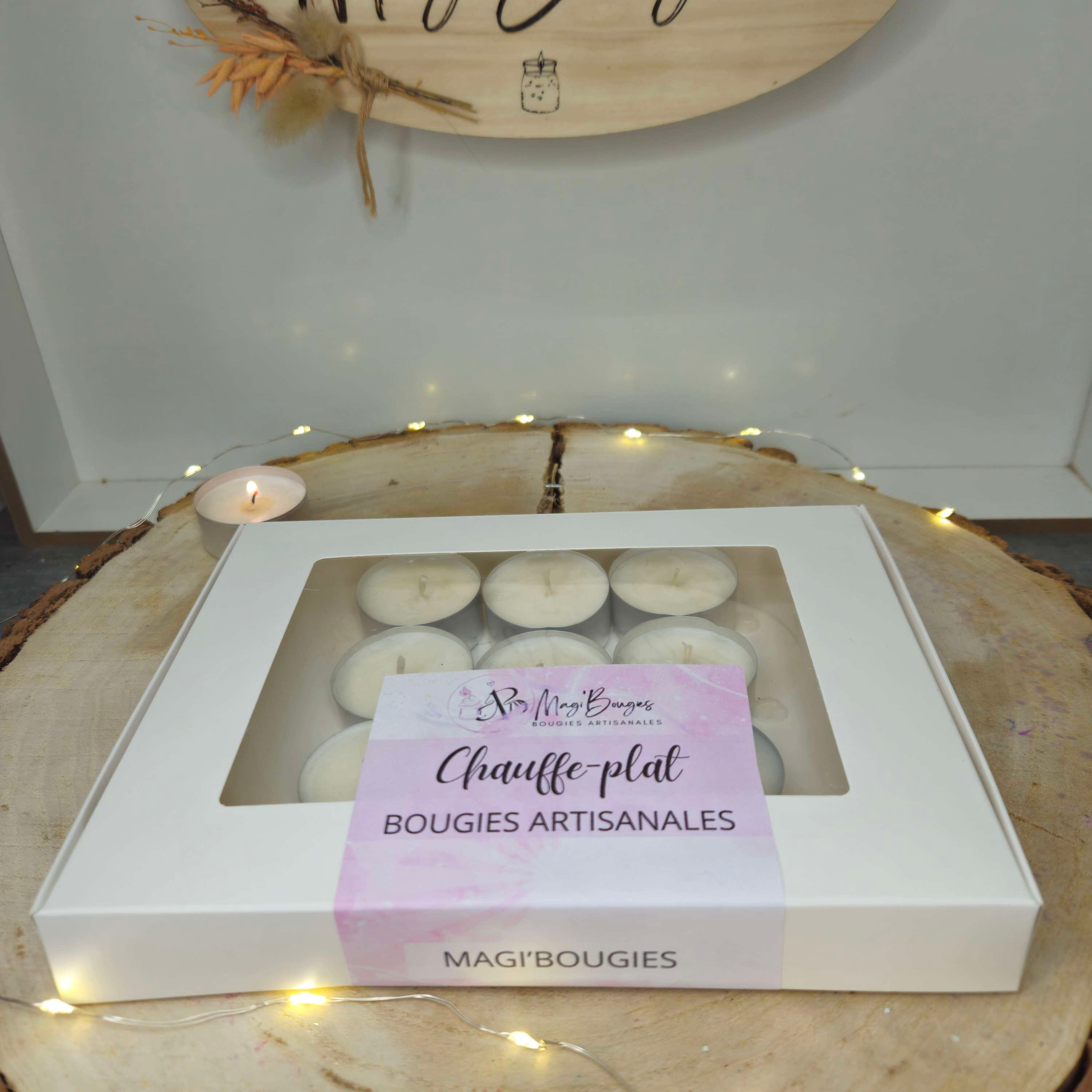 Coffret de bougies chauffe-plat