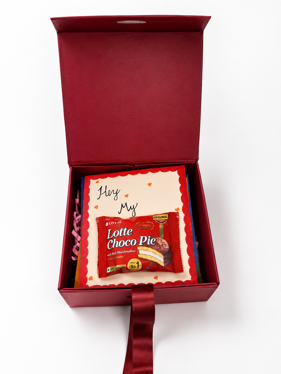 Personalized Chocolate Message Gift Box – Handmade Birthday Surprise Box