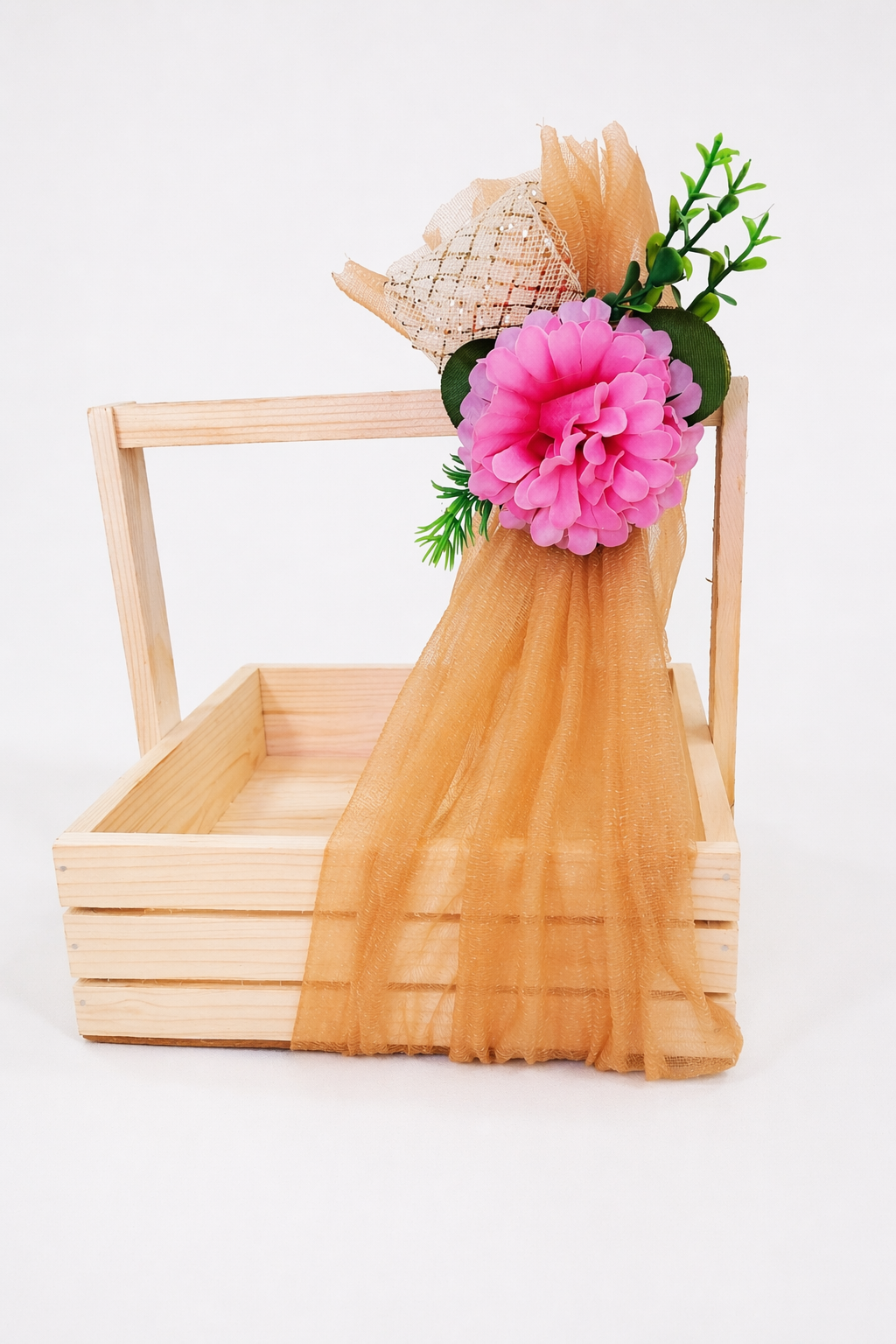 Ready-to-Use Floral Gift Basket