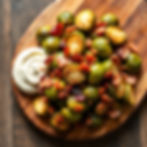 roasted brussels sprouts & bacon
