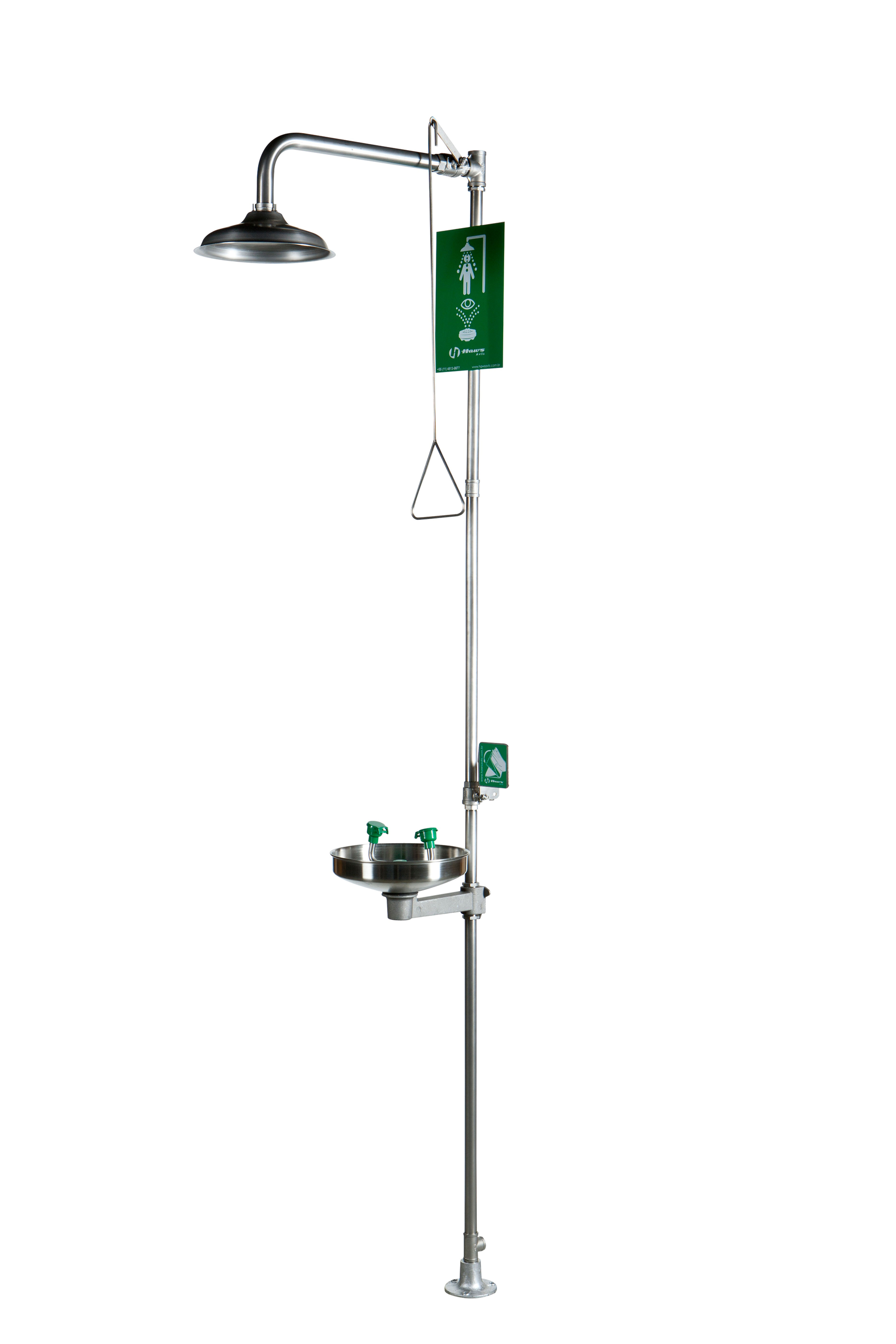 AVLIS CL-001I CHUVEIRO LAVA OLHOS ACO INOX