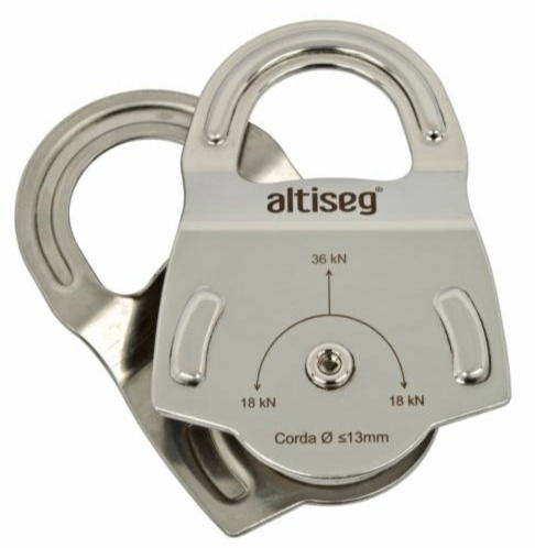 POLIA UNO ALTISEG CABO ROLDANA EM AÇO INOX (2100324) HB004604573