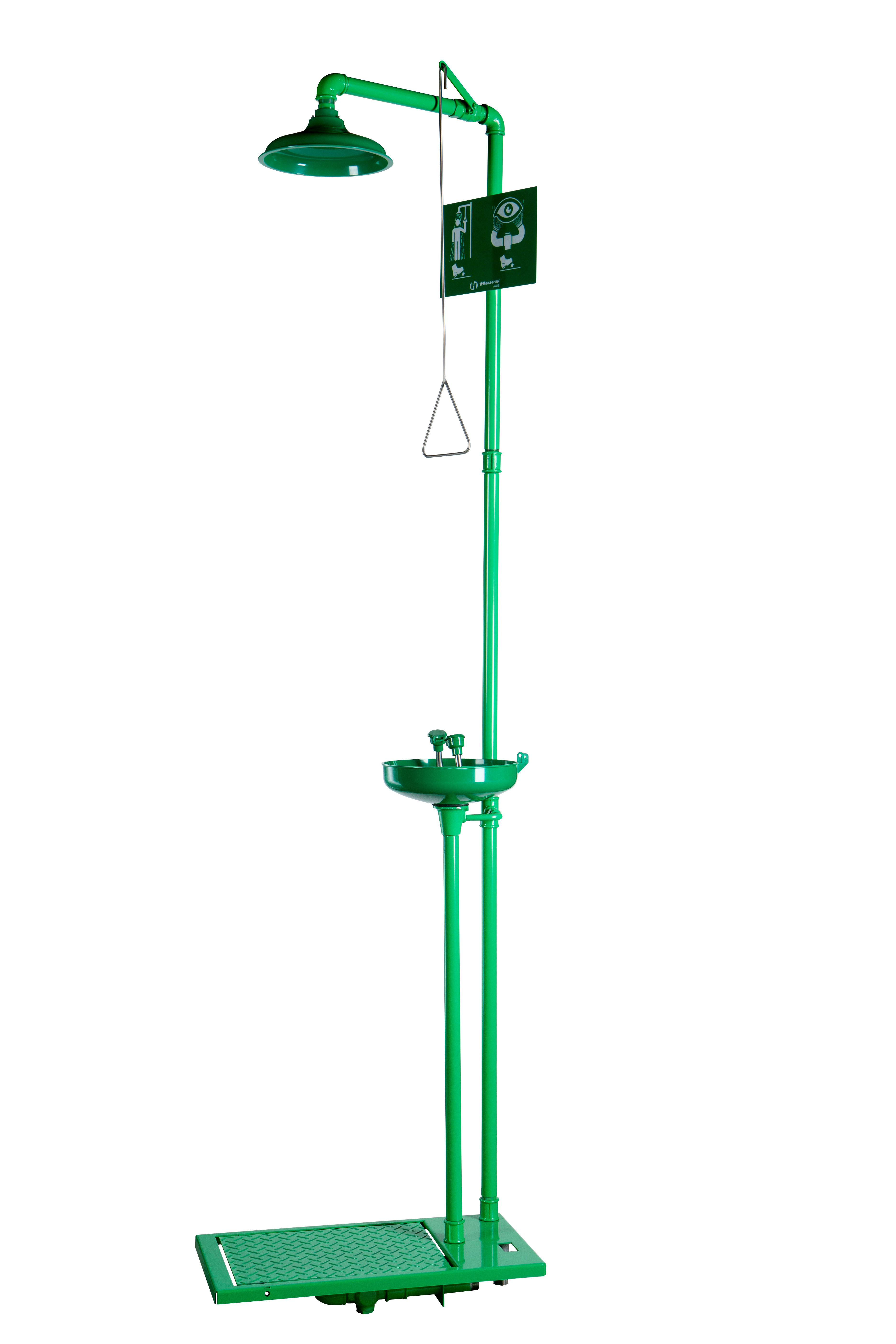 AVLIS CL-007 CHUVEIRO LAVA OLHOS ACO GALVANIZADO