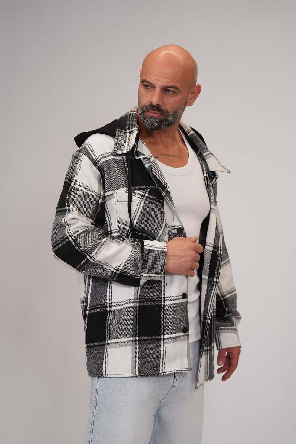 תמונה ממוזערת: גקט משבצות צמר 