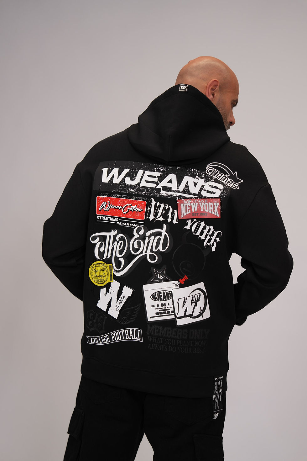 תמונה ממוזערת: קפוצ’ון דבליו גינס w JEANS HOODIE 