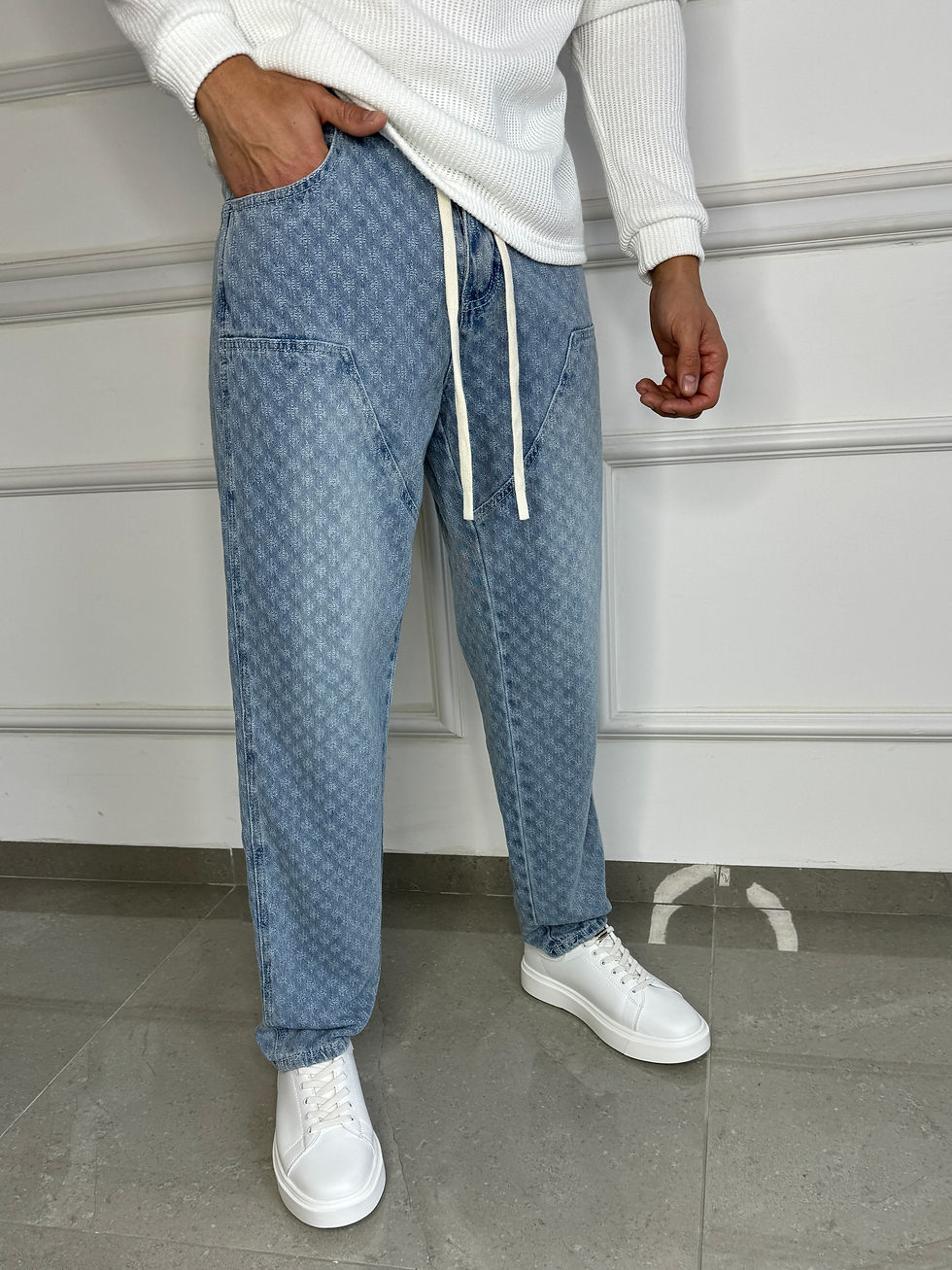 תמונה ממוזערת: מכנס אוברסייז מעוצב-OVERSIZE PANTS 