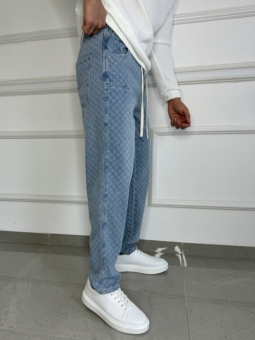תמונה ממוזערת: מכנס אוברסייז מעוצב-OVERSIZE PANTS 