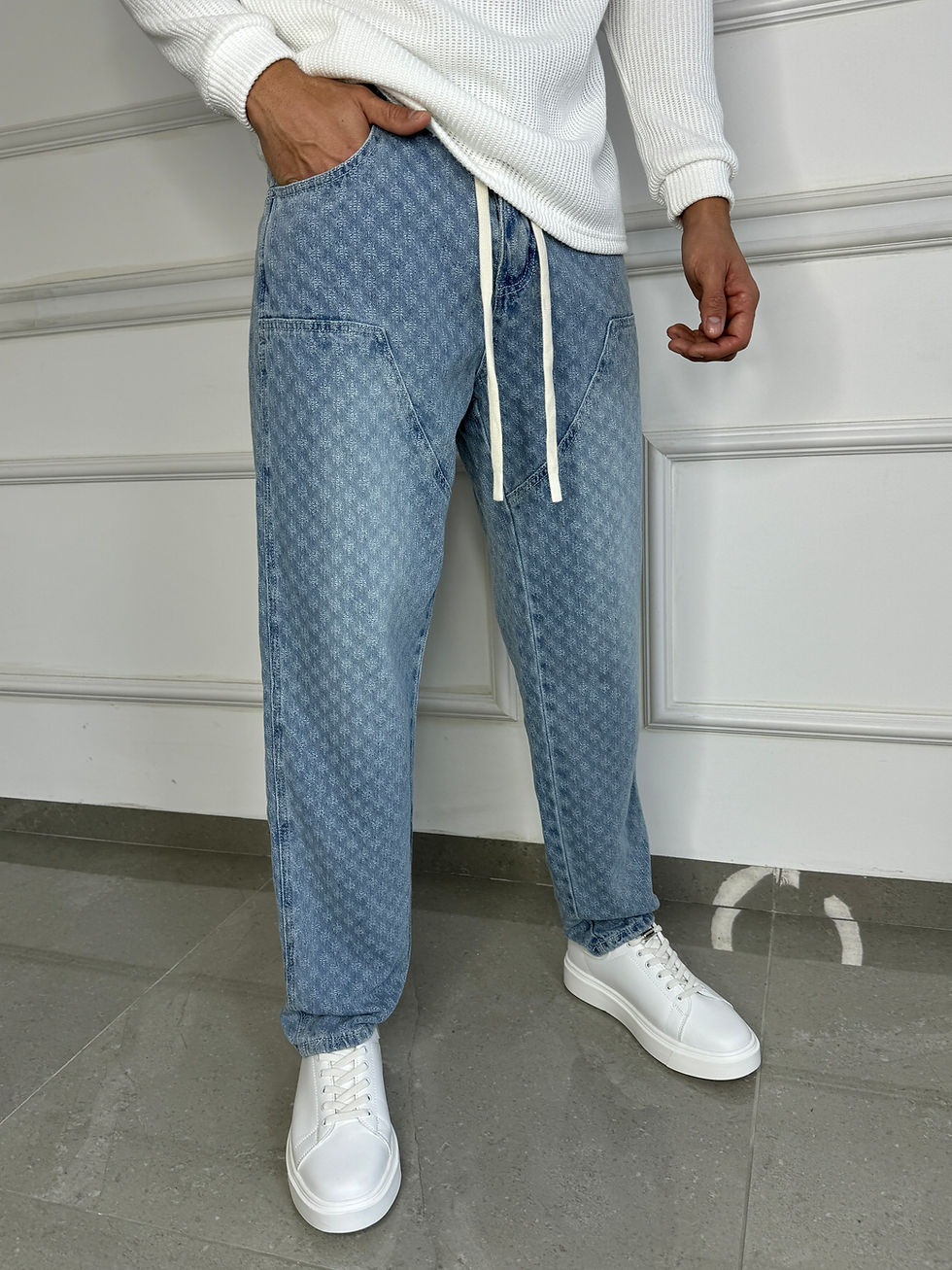 תמונה ממוזערת: מכנס אוברסייז מעוצב-OVERSIZE PANTS 