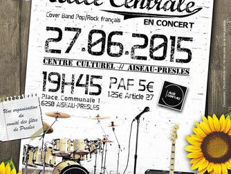 Événement à venir : Samedi 27 juin "Allée Centrale" en concert au Centre Culturel d'Ai