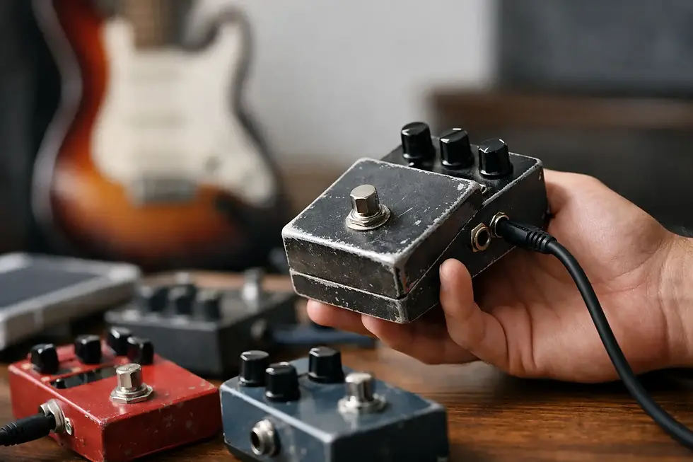 Pedal de guitarra seminovo vale a pena?