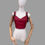 Thumbnail: 80s red leather cropped bralette 