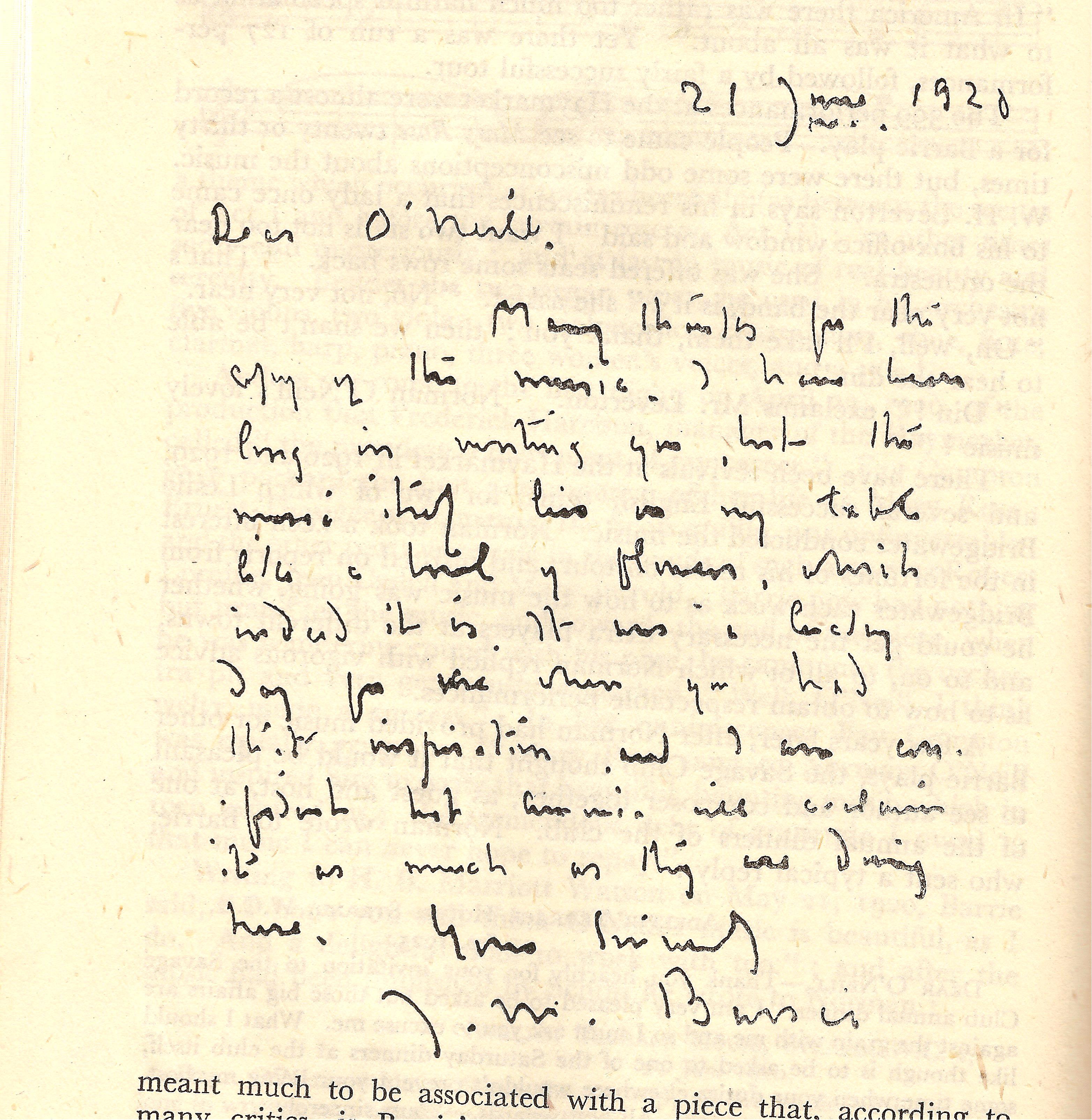 Barrie letter