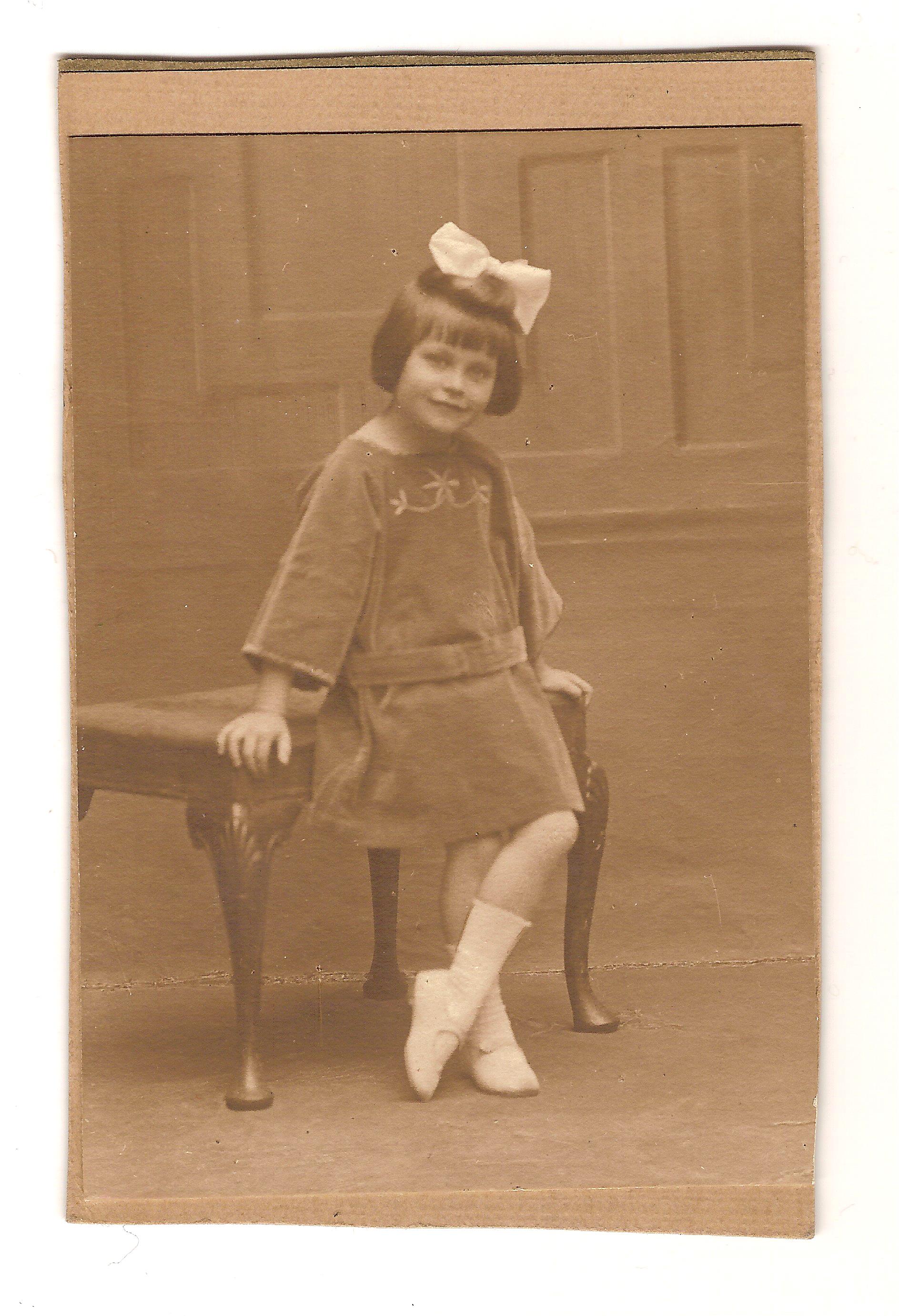 Yvonne O'Neill, aged 4 years