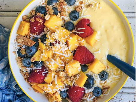 Soothing Mango Smoothie Bowl