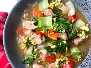 Immune boosting Gut Healing Easy Chicken & Veggie Soup